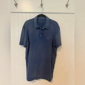 John Varvatos Dark Blue Polo Shirt 
Men’s Large
